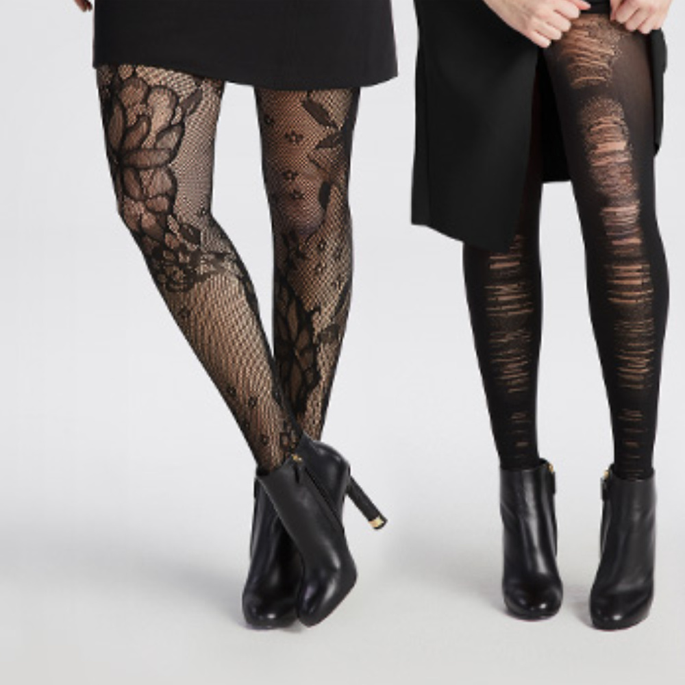 NWT SPANX Destroyed Tummy Shaping Tights - Picture 6 of 8